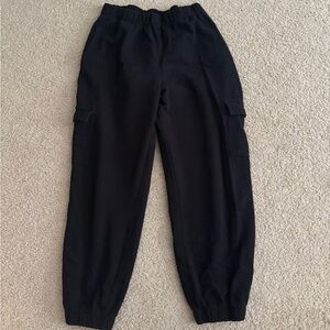 Hollister Black Cargo Joggers
